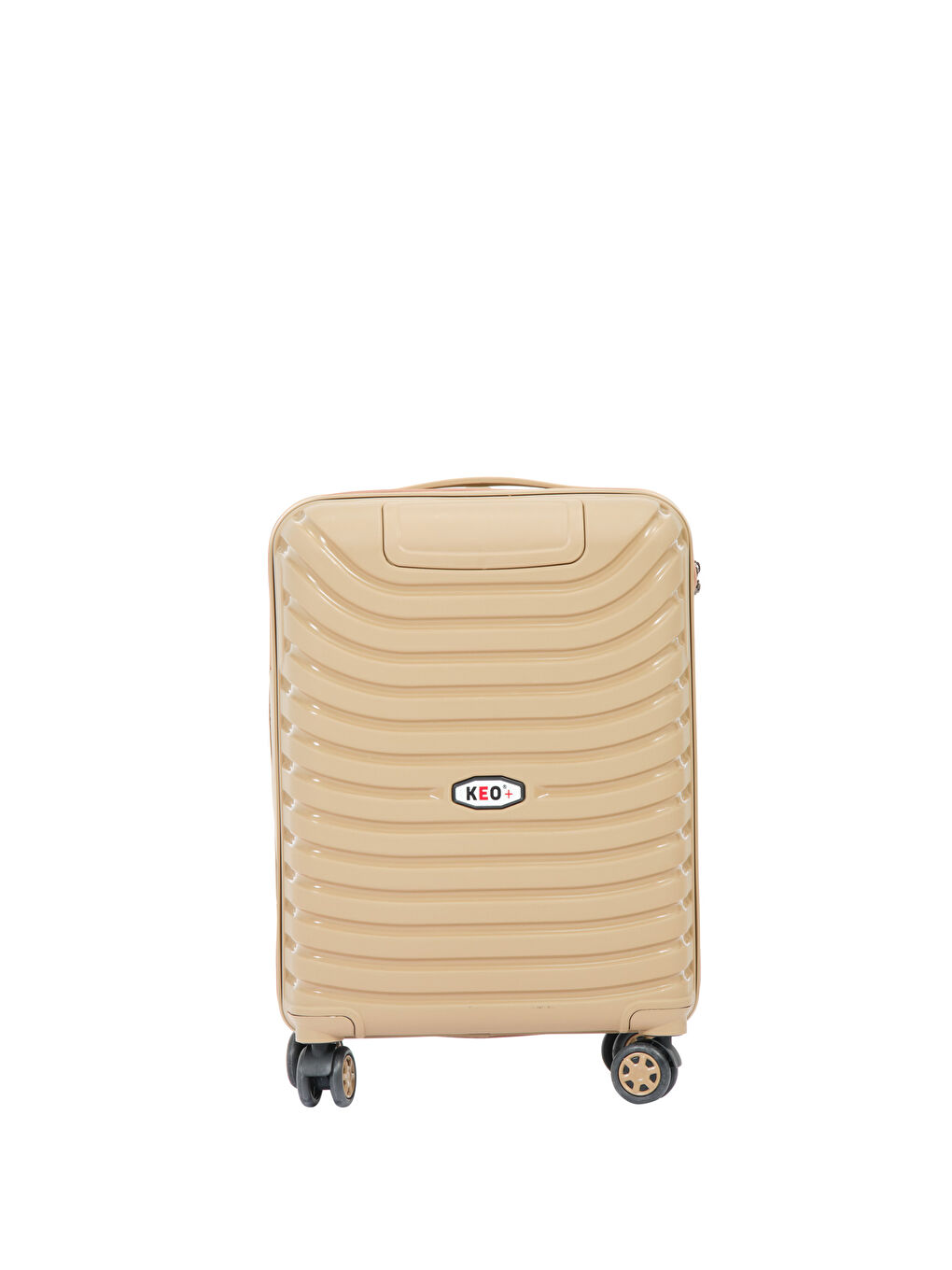 Sarı Kabin Boy Gold PP Valiz-11