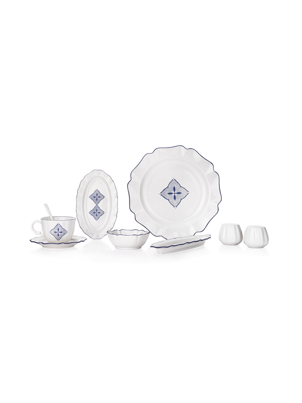 Fiora Kahvaltı Takımı 32 Parça-Lacivert-3