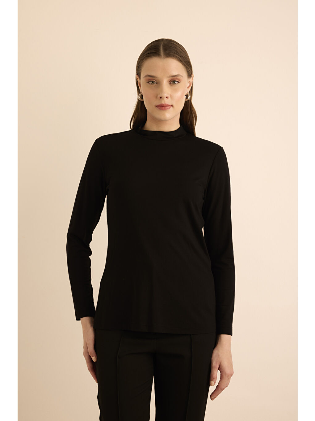 Siyah Dik Yaka Body-1