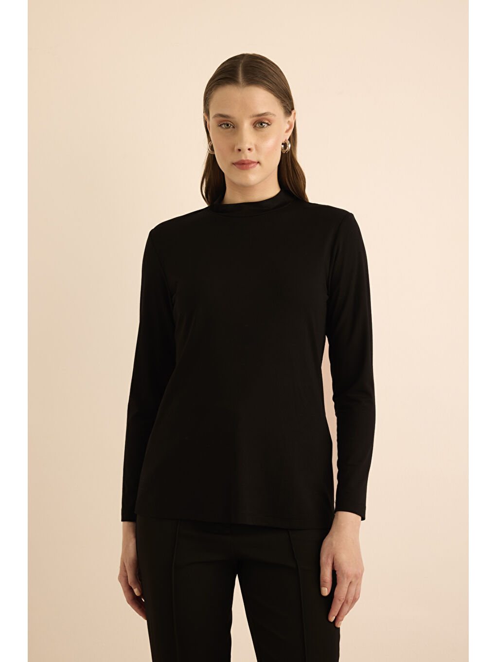 Siyah Dik Yaka Body-3