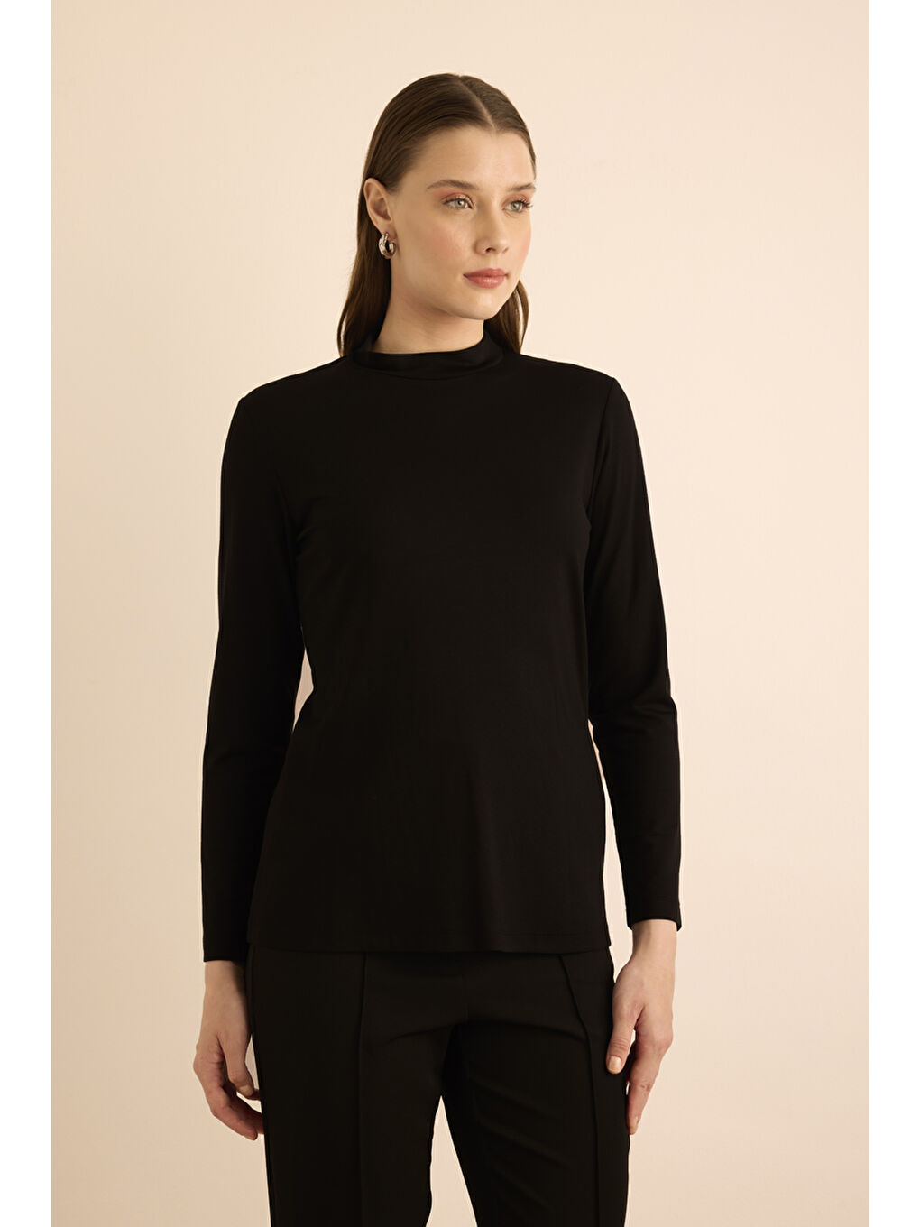 Siyah Dik Yaka Body-4