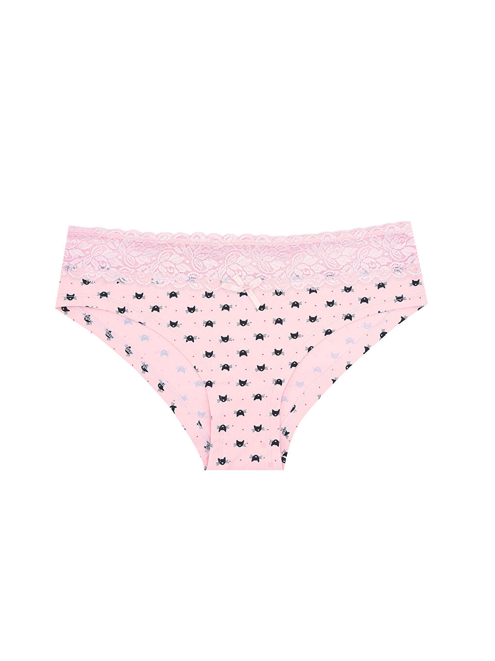 Karışık Pudra Dantelli 2li Hipster Külot-1