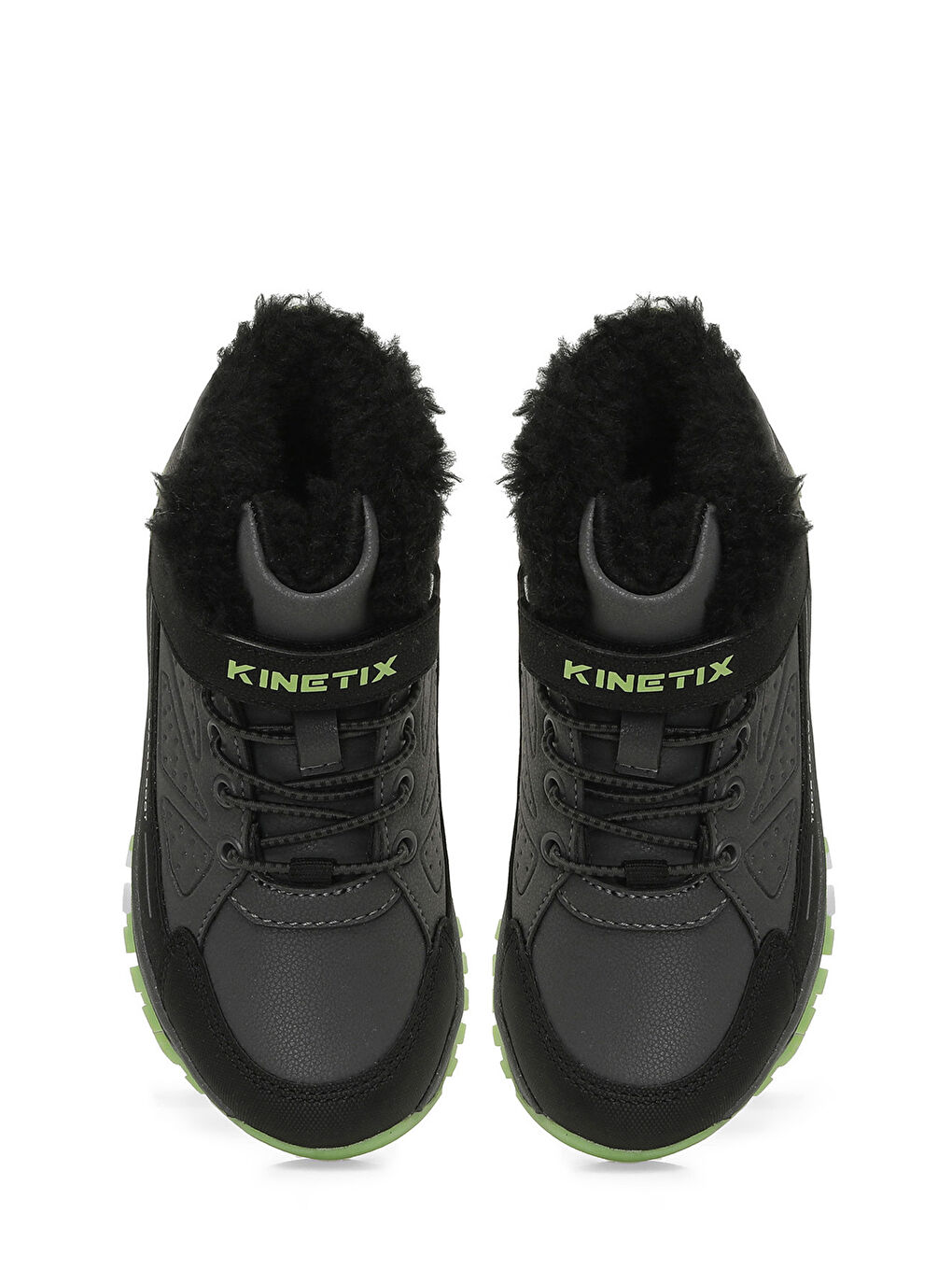 Siyah POSENO HI P 4PR Gri Erkek Çocuk Outdoor Bot-3