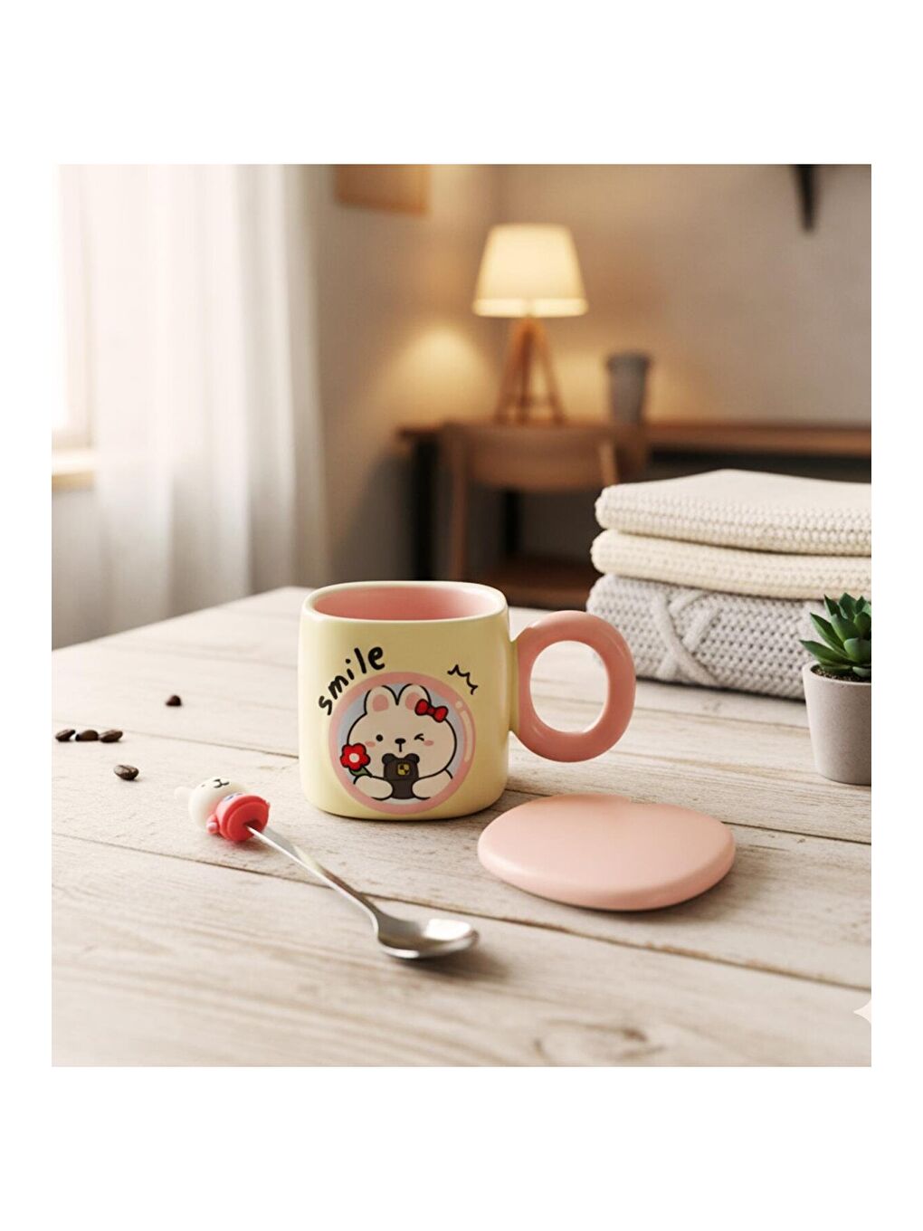 Karışık Neşeli Anlar Temalı Seramik Kupa-1