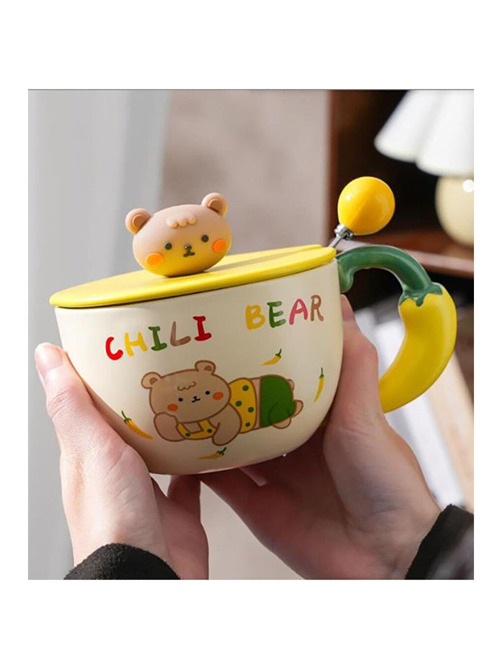 Karışık Sevimli Ayıcık Temalı Seramik Kupa-2