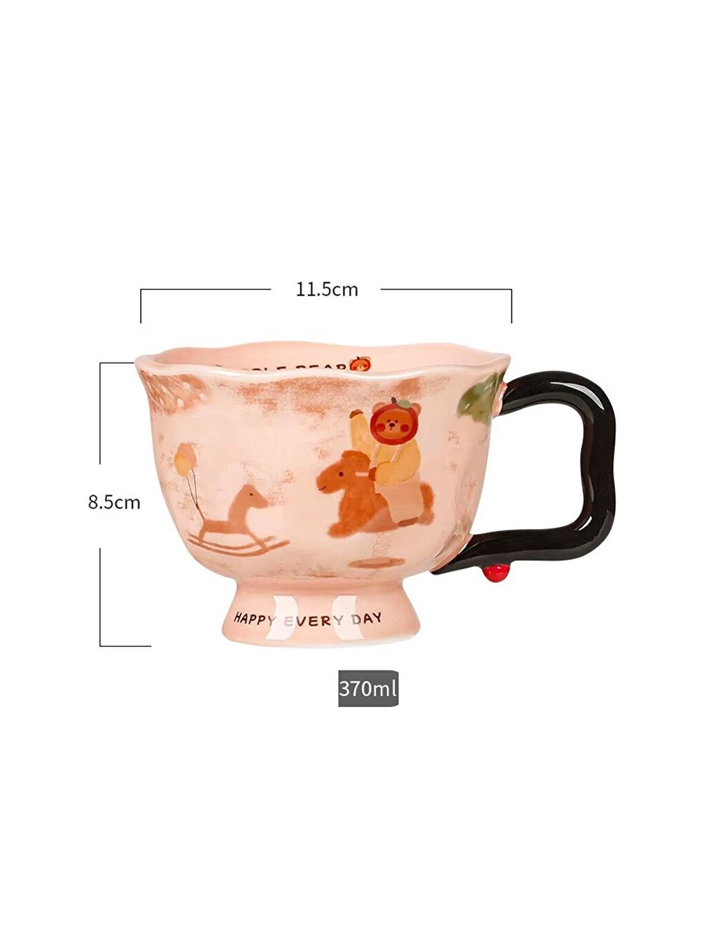 Karışık Küçük Ayıcık Temalı Seramik Kupa-1