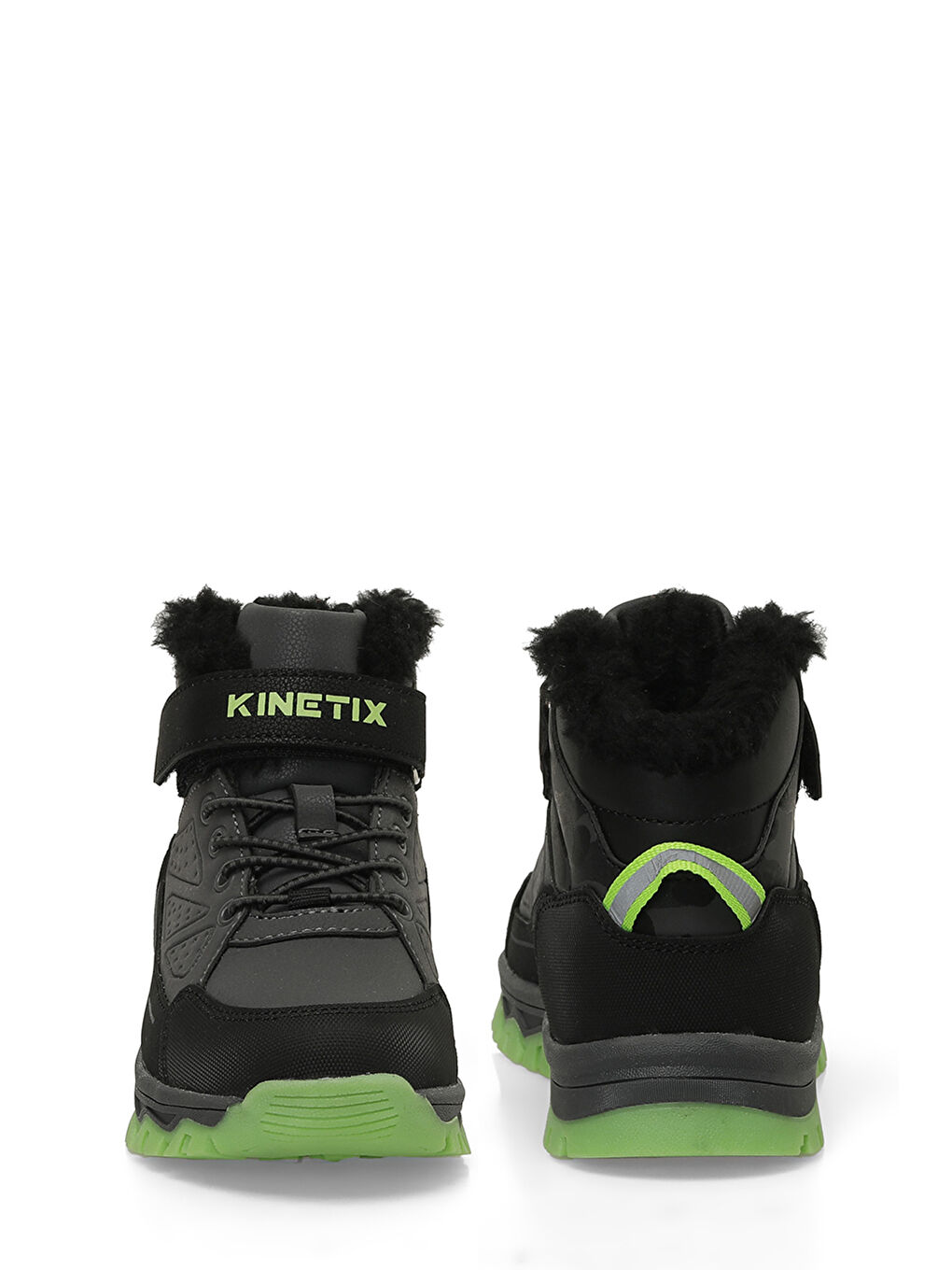 Siyah POSENO HI P 4PR Gri Erkek Çocuk Outdoor Bot-4