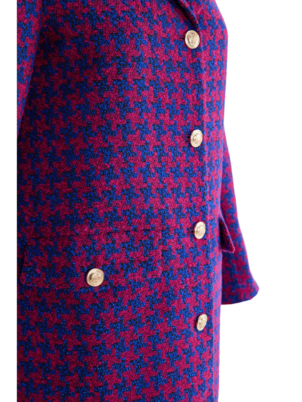 Fuşya Kazayağı Desenli Kap-1