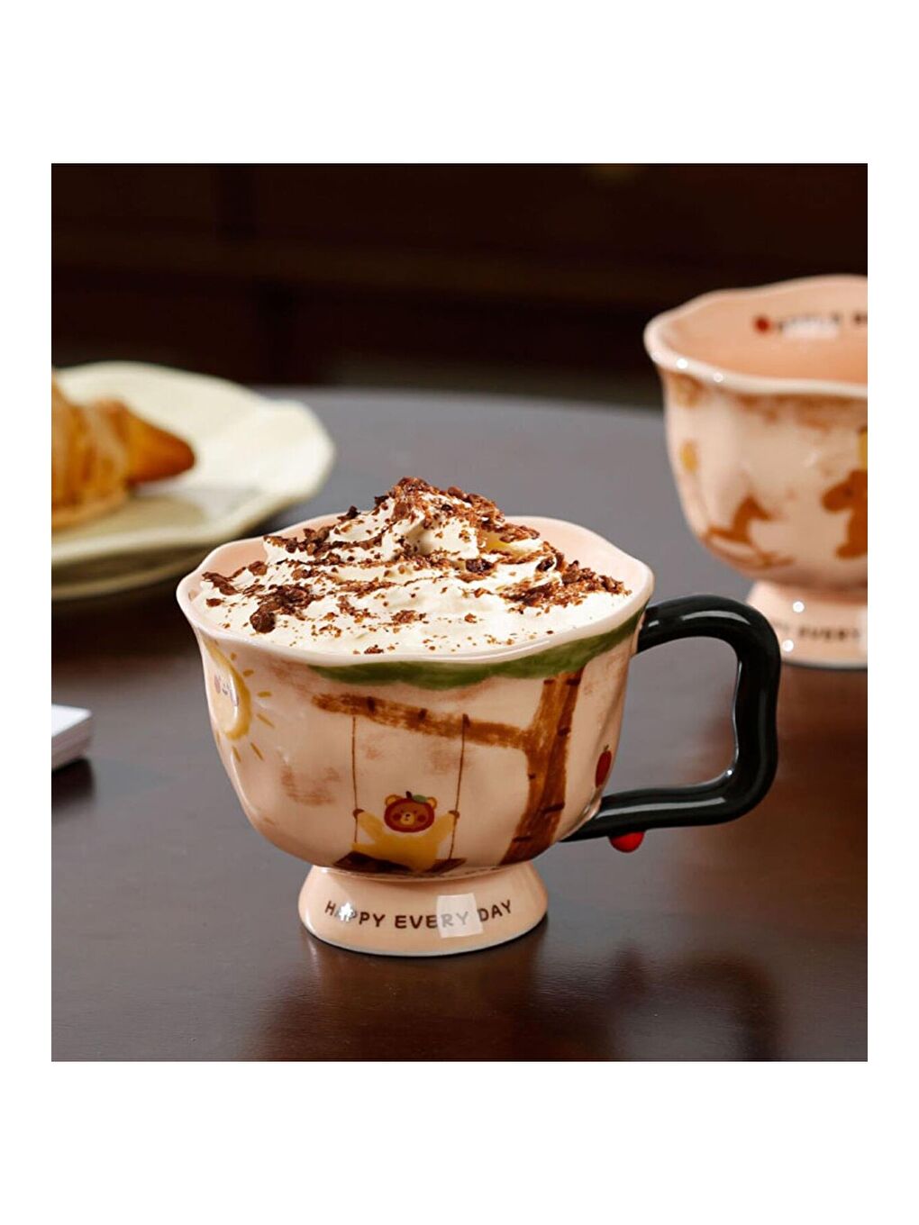 Karışık Küçük Ayıcık Temalı Seramik Kupa-2