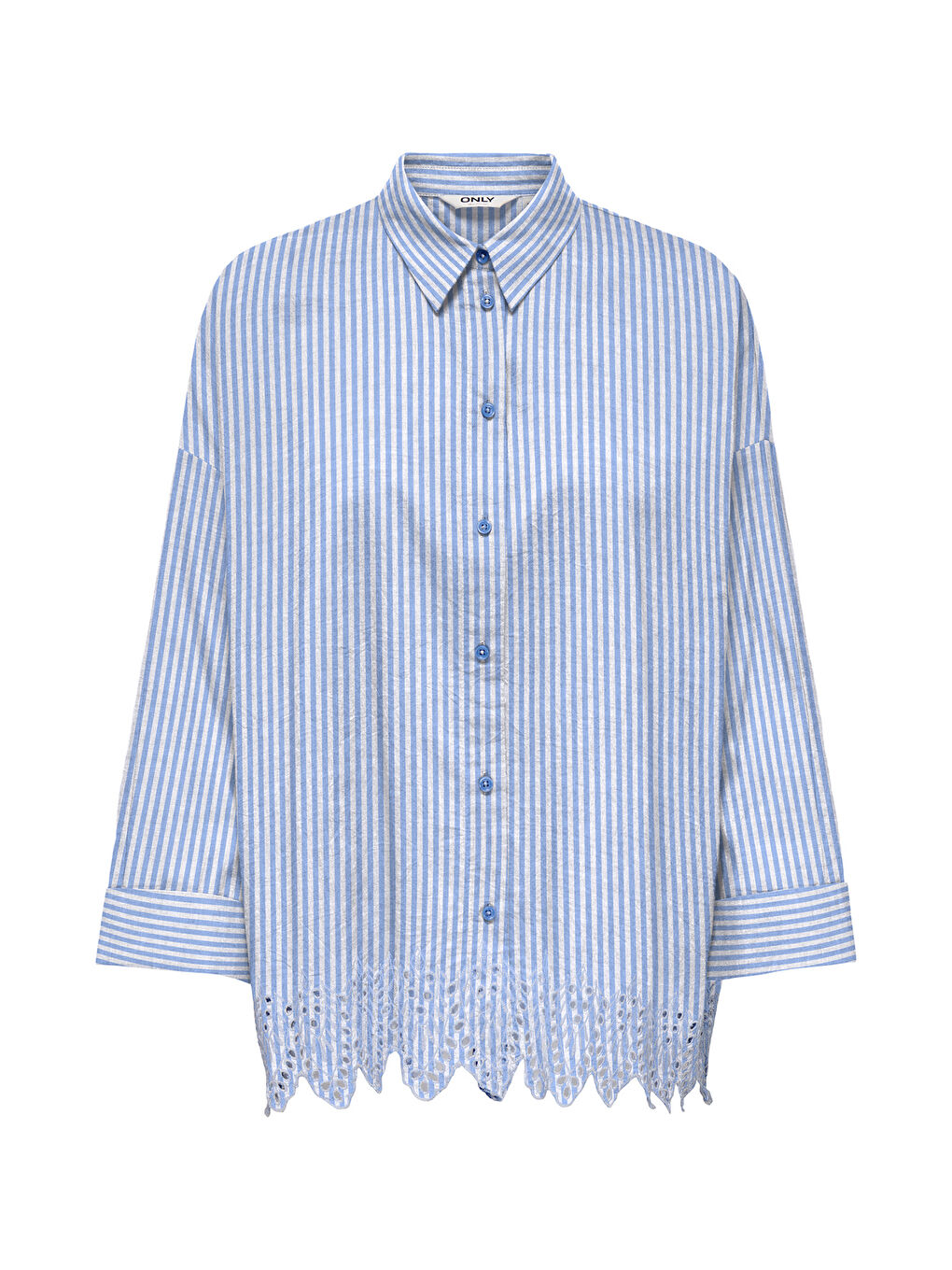 Mavi Onlgraces % 100 Pamuklu Relaxed Fit Uzun Kollu Kadın Gömlek 15343165-1