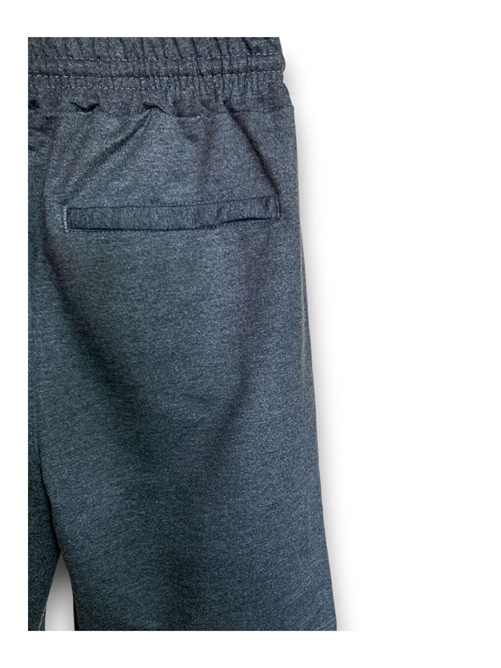 Gri Erkek Pamuklu Fermuarlı Cepli Yüksek Kalite Rahat Düz Paça Battal Büyük Beden Eşofman Altı-2