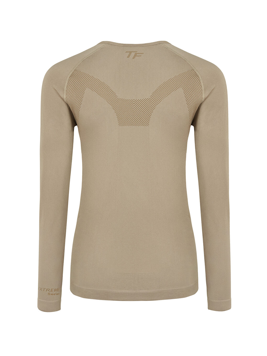 Bej Erkek Seamless Termal Sweatshirt KUM-1