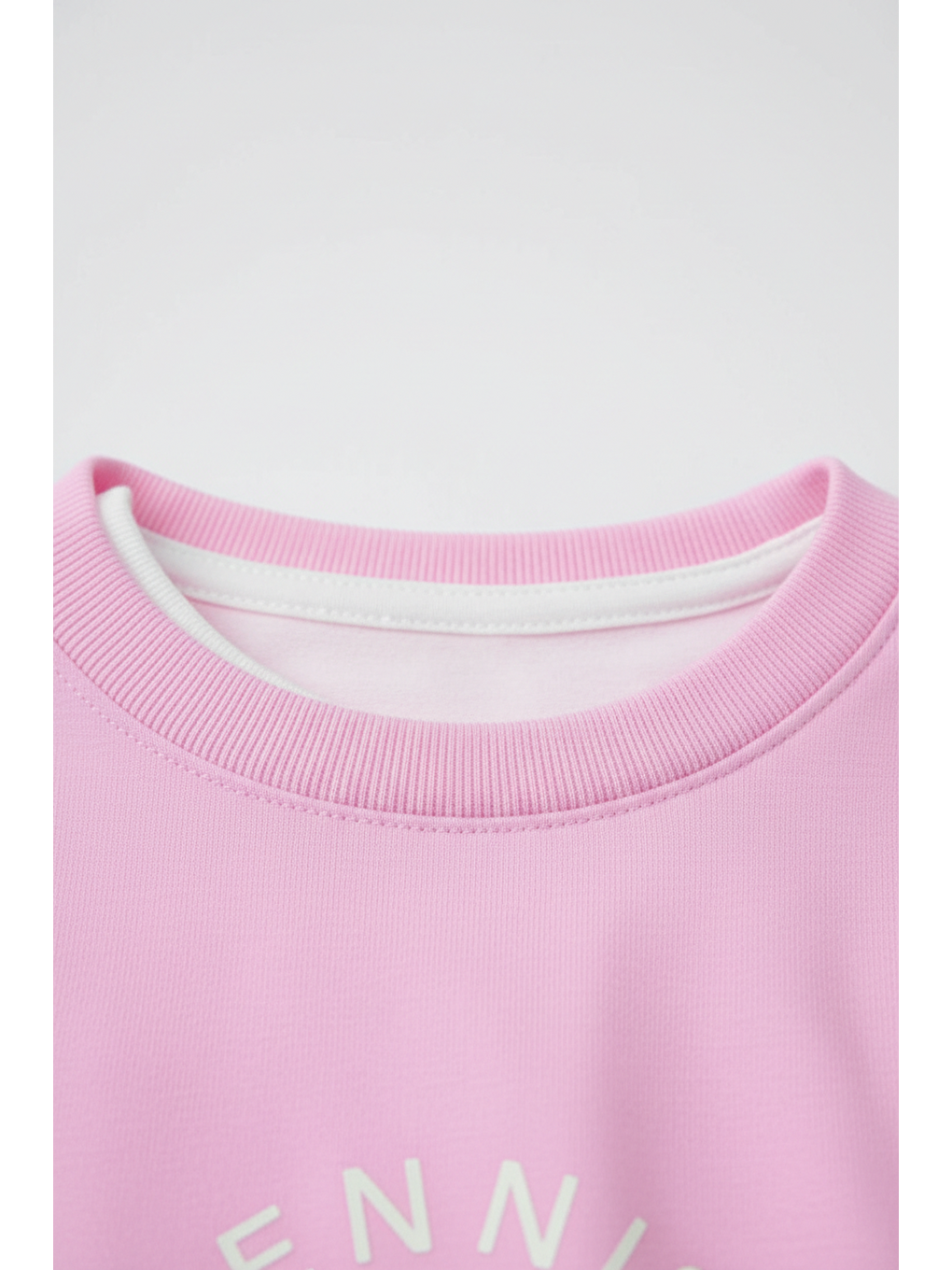 Kız Çocuk Pamuklu Pembe Baskılı T-shirt Ve Şort Takım - Kontrast Şerit Detaylı-2