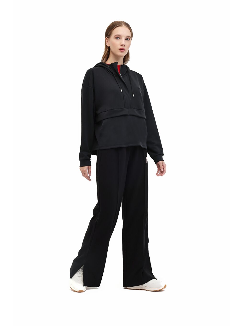 WB 17ROSA 5PR Siyah Kadın Sweatshirt-2