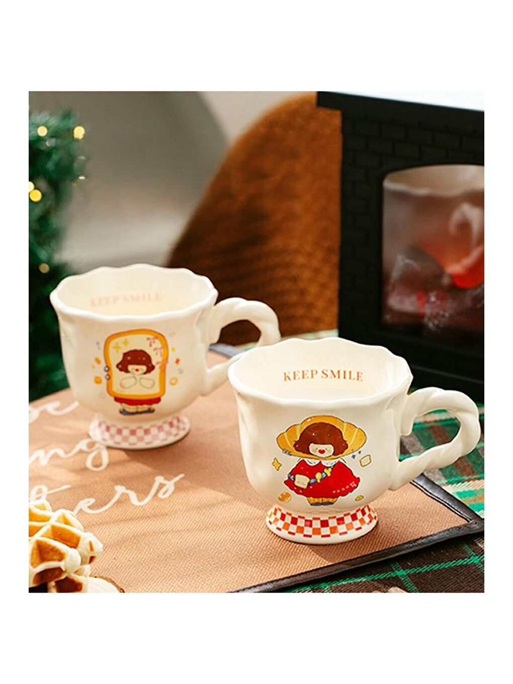 Karışık Masal Zamanı Temalı Seramik Kupa-4