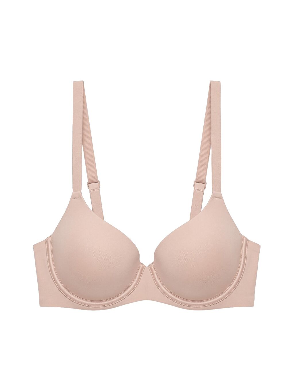 Bej Seamless Bra - Wired | Ten Lazer Kesim Dikişsiz Balenli Kadın Sütyen