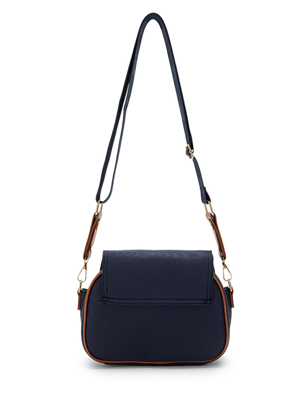 Çok Gözlü Suni Deri Kadın Çapraz Çanta Dave Lacivert-2