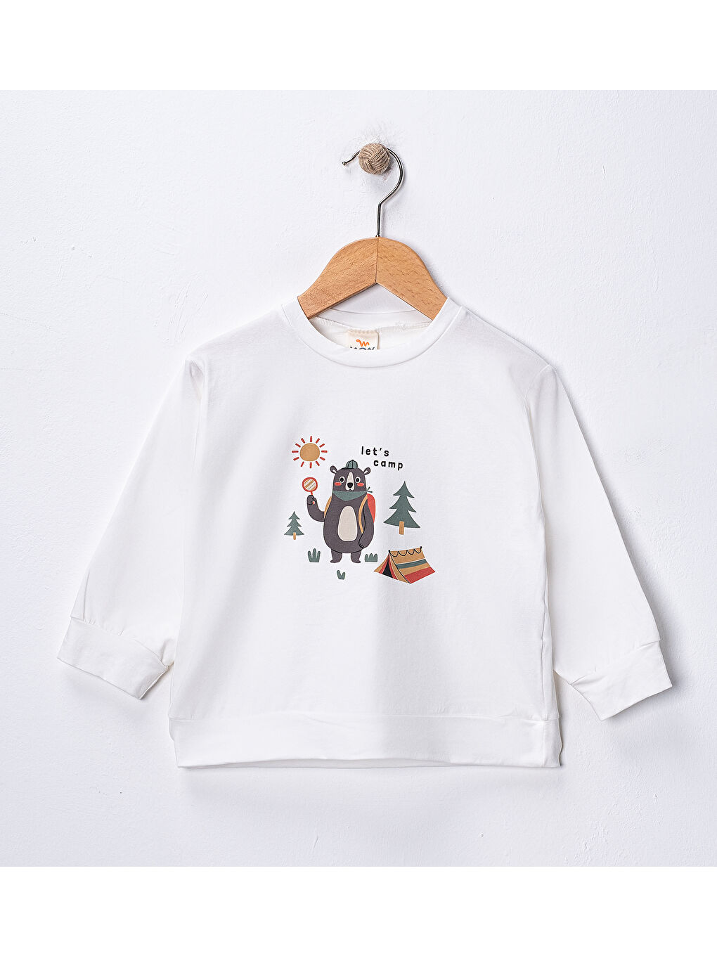 Yeşil Erkek Çocuk Yelek-Sweatshirt-Çizgili Pantolon 3'lü Takım (2-5 Yaş)-5