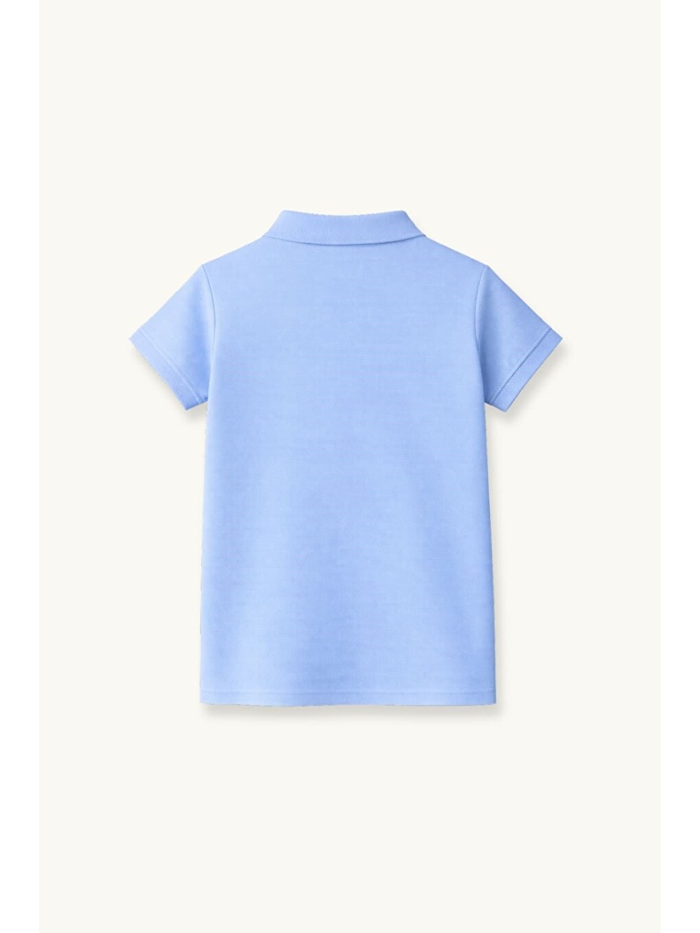 Erkek  Çocuk Kısa Kollu Polo Yaka Tshirt  - Mavi-1