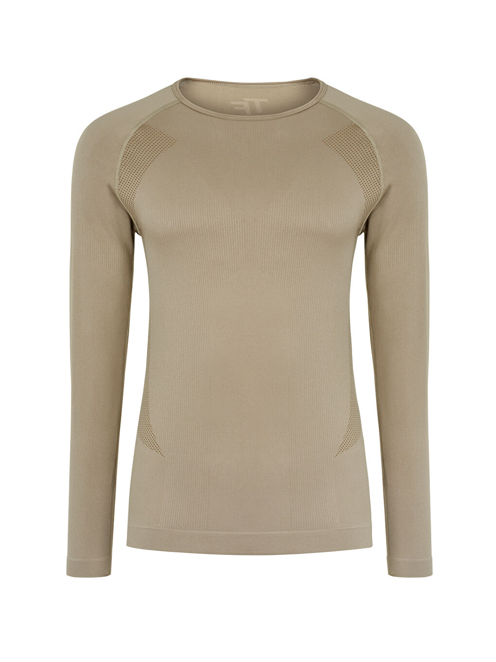 Bej Erkek Seamless Termal Sweatshirt KUM-3