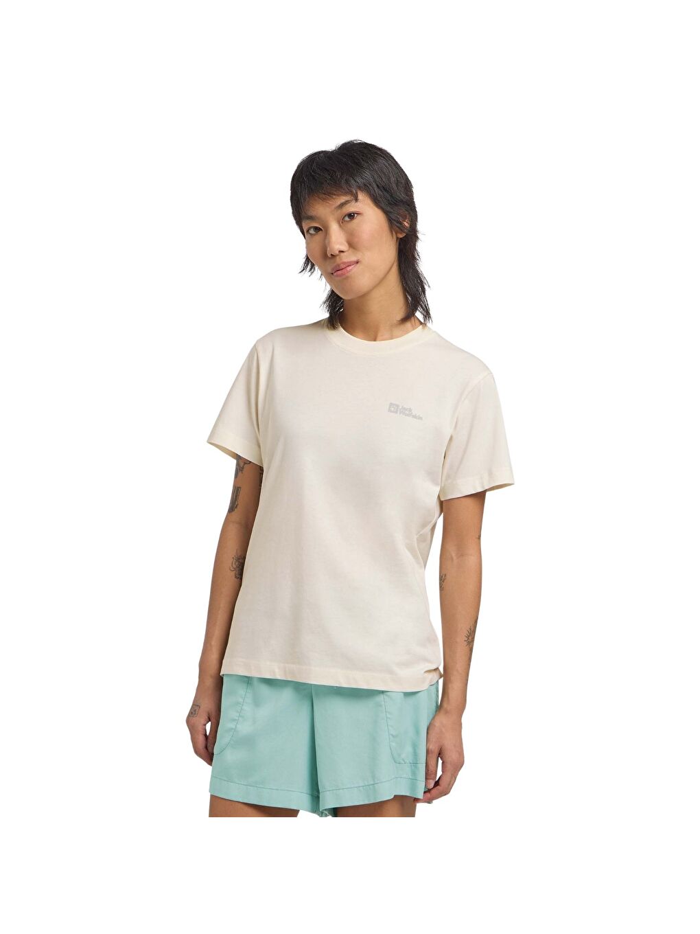 Essential T Kadın Beyaz Tişört