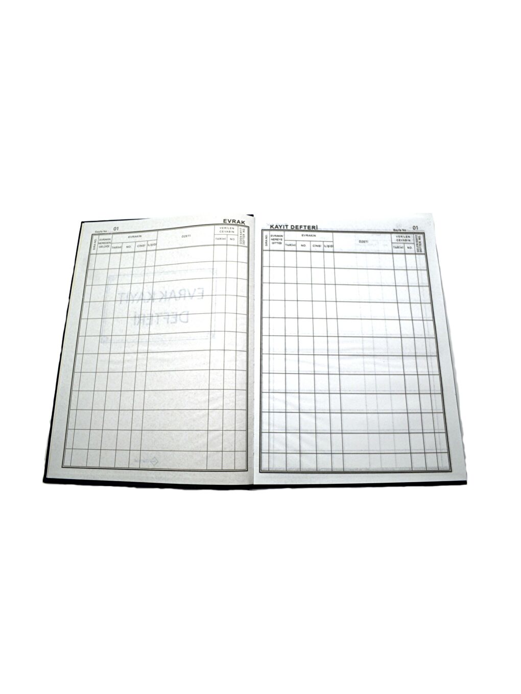Evrak Kayıt Defteri Ciltli 72 Yaprak KOD:060-72-2