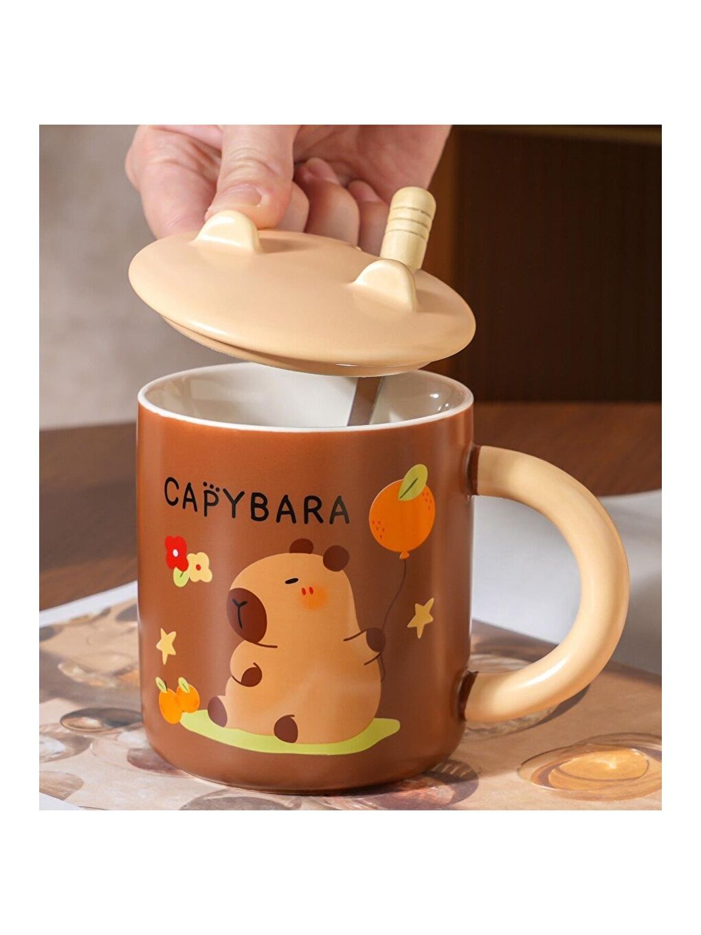 Karışık Tatlı Temalı Seramik Kupa-2