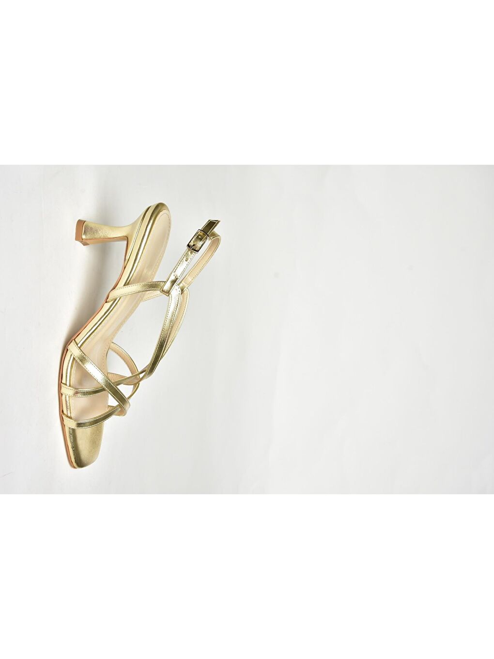 Sarı Altın Kadın Topuklu Ayakkabı U5695197-5