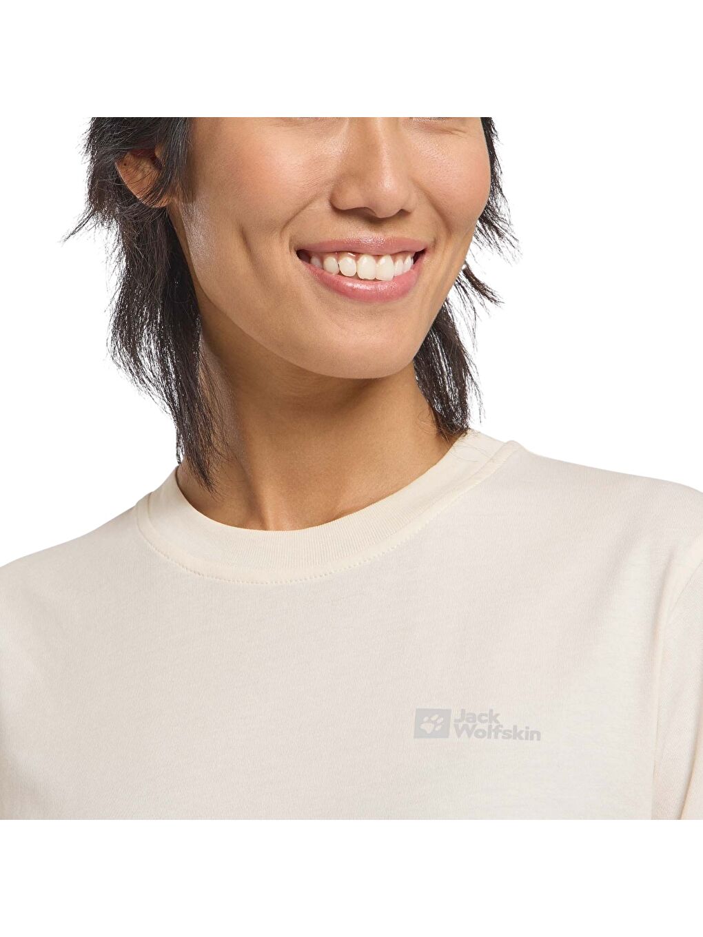 Essential T Kadın Beyaz Tişört-3