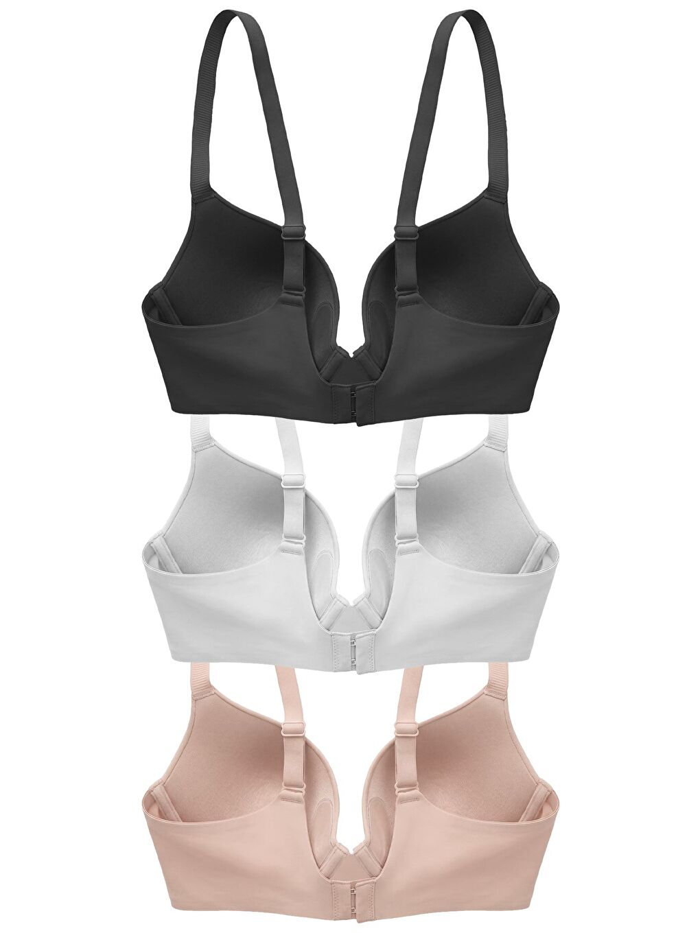 Karışık Seamless Bra - Wired | Lazer Kesim Dikişsiz Balenli Kadın Sütyen 3'Lü Paket-1