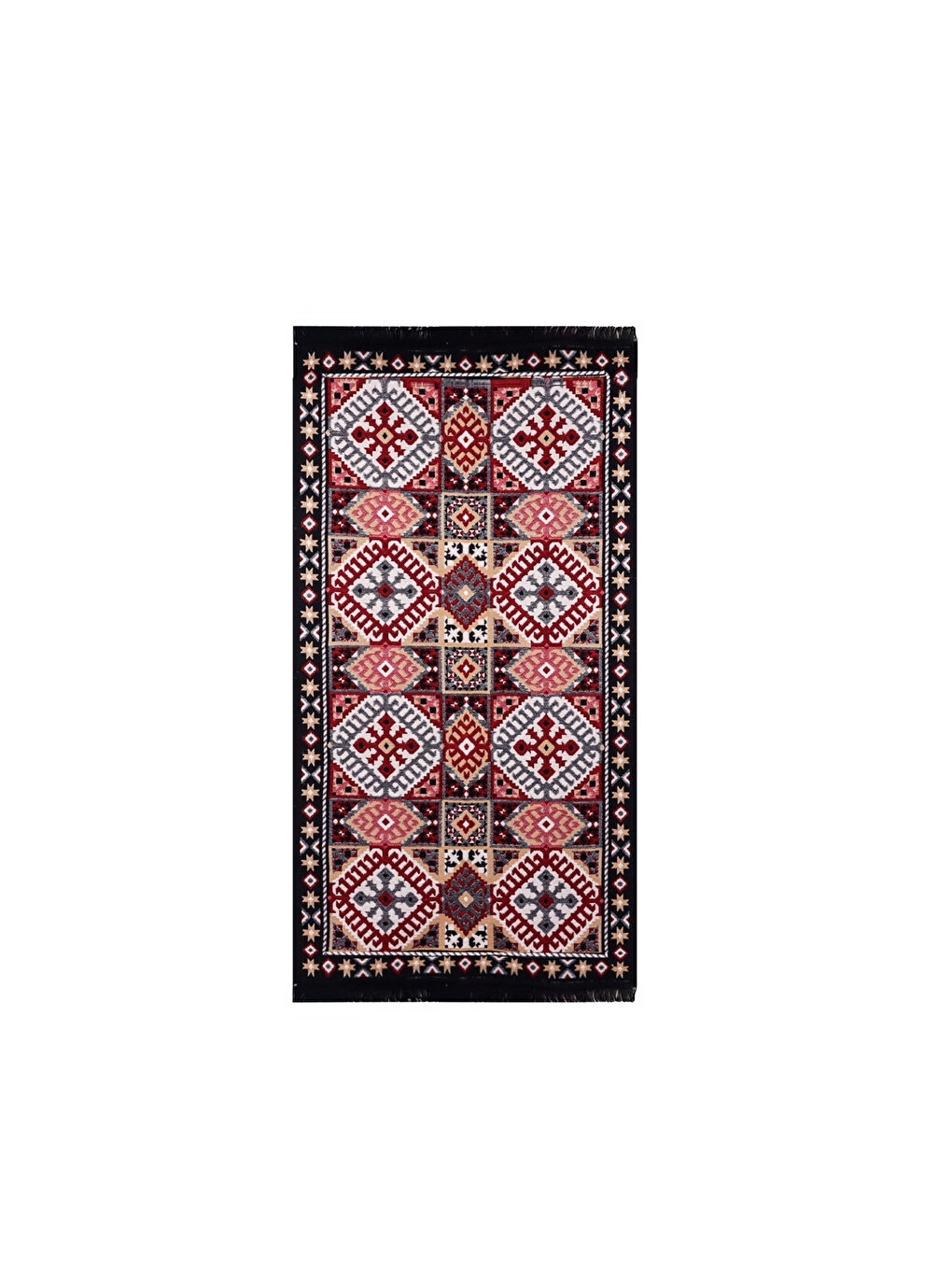 Karışık Kilim, Makinede Yıkanabilir, Modern Desenli, 80*150 cm, SA25EU