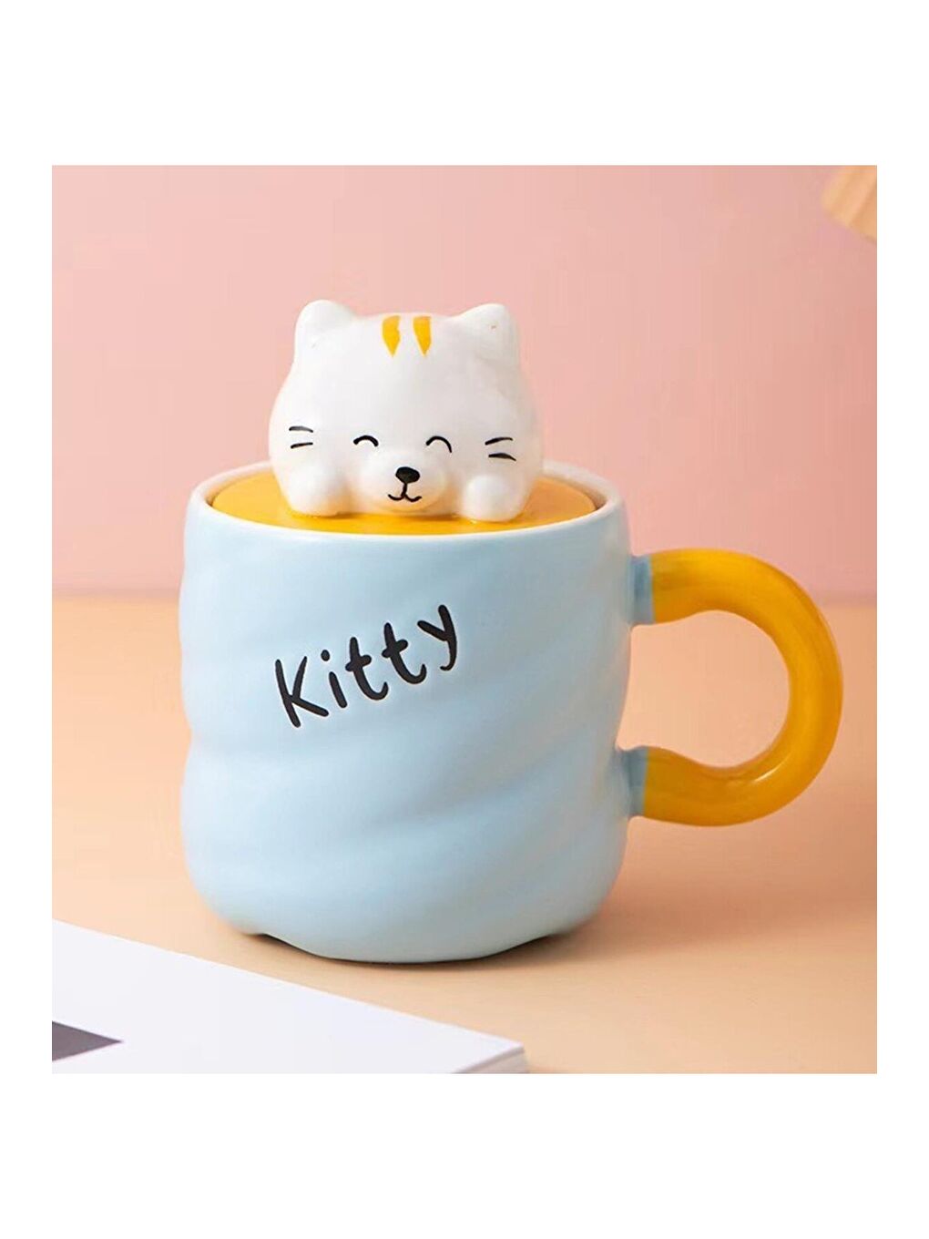 Karışık Minik Dostlar Temalı Seramik Kupa-1