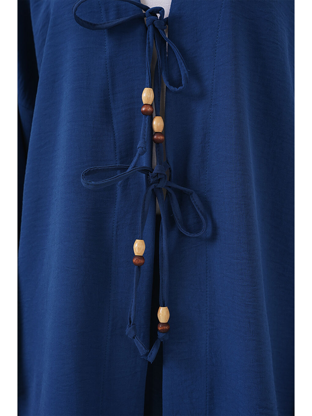 Kadın Ayrobin Kimono Pantolon İkili Takım 6739 - İndigo-4