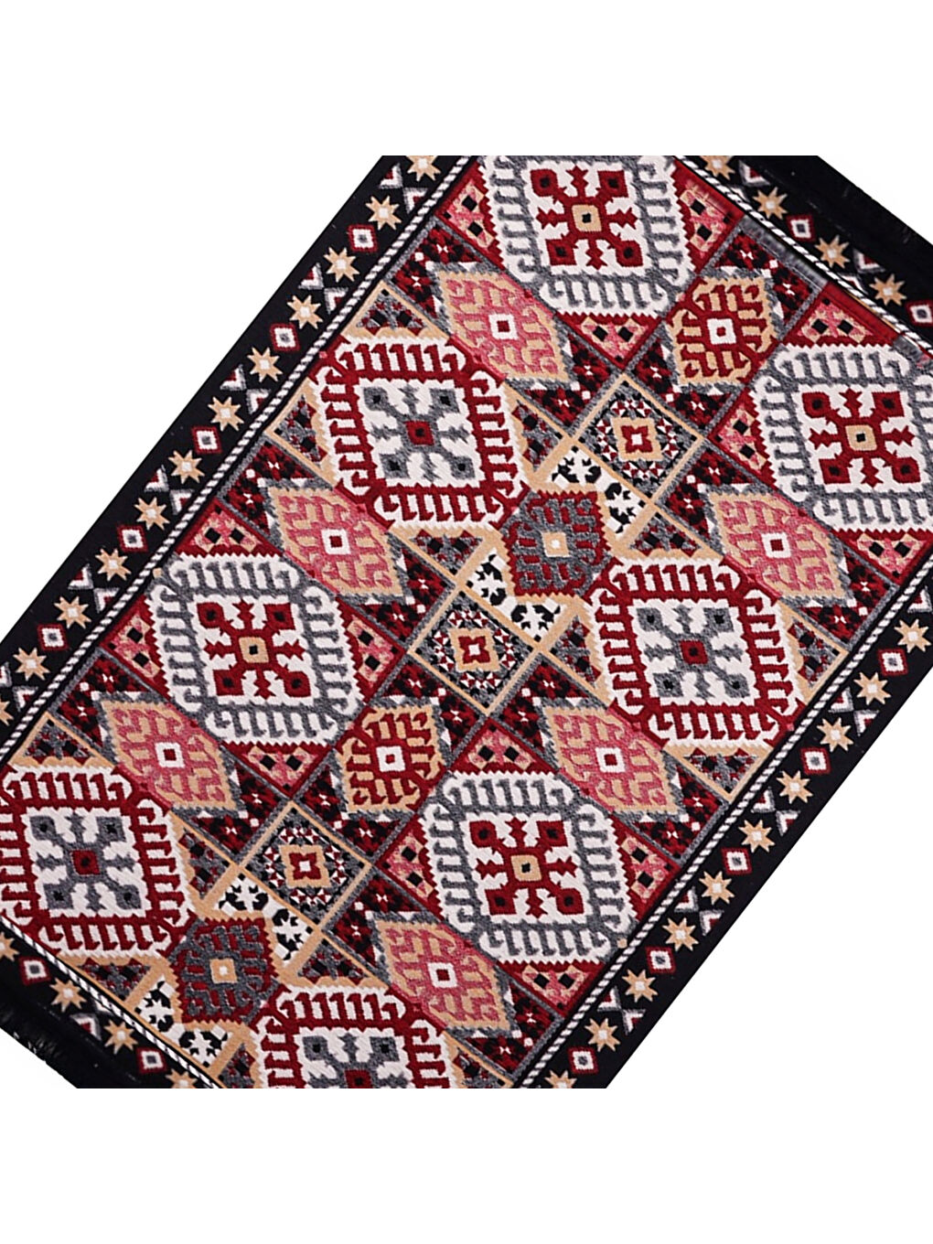 Karışık Kilim, Makinede Yıkanabilir, Modern Desenli, 80*150 cm, SA25EU-2