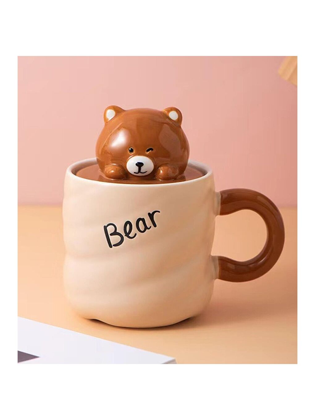 Karışık Minik Dostlar Temalı Seramik Kupa-2