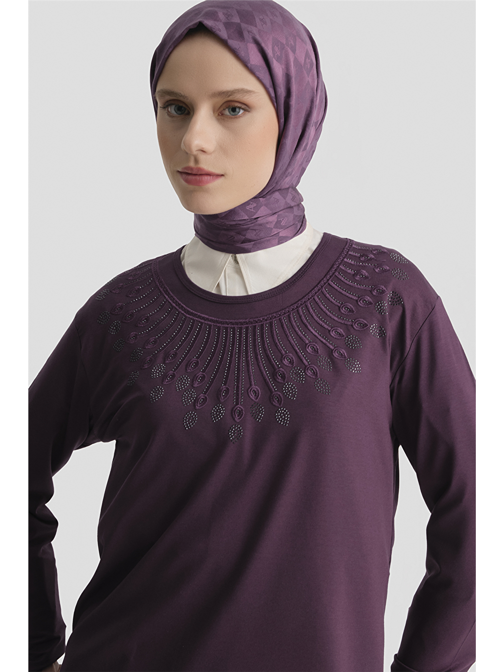 Penye Mürdüm Anne Bluz