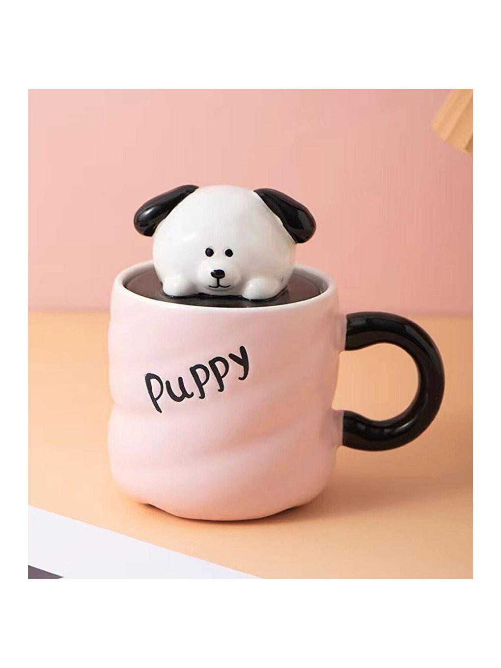 Karışık Minik Dostlar Temalı Seramik Kupa-3