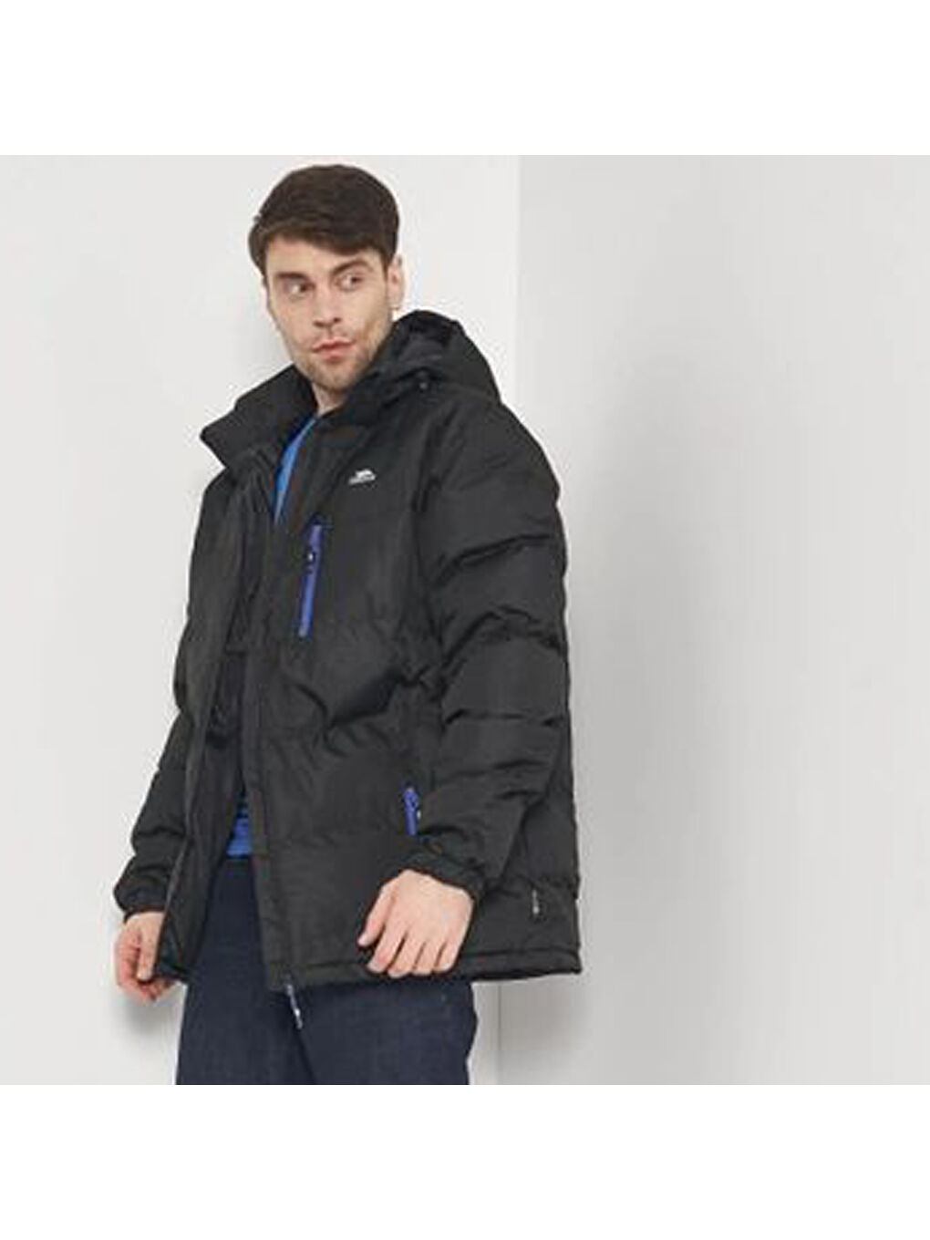 Blustery - Padded Erkek Siyah Outdoor Şişme Mont-7