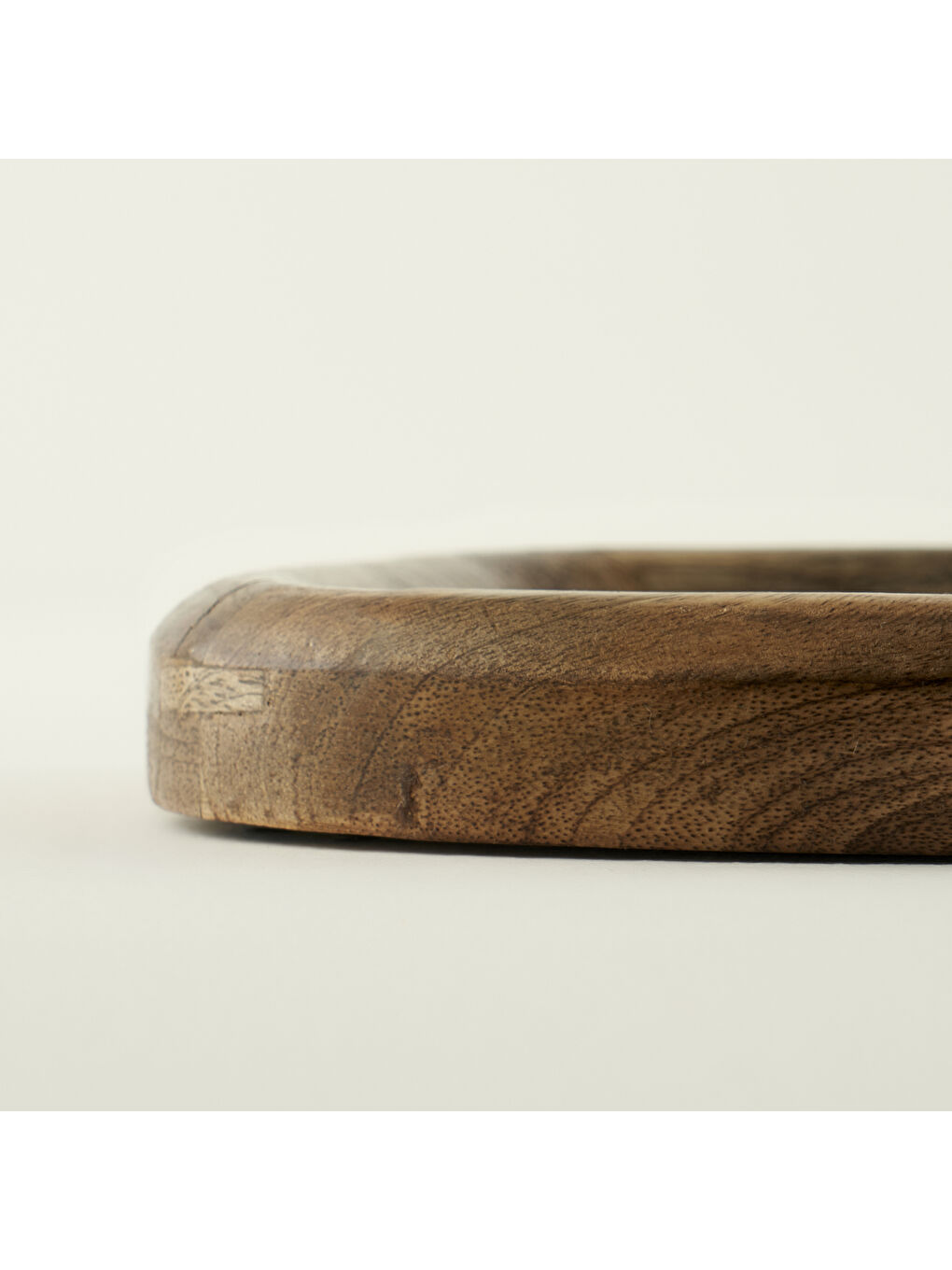 Bej Adela Ahşap Ayna Naturel (22,5x2,5x24,5 cm)-2