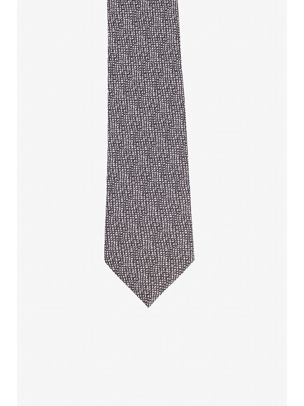 Erkek Siyah-Gri Desenli Kravat-1