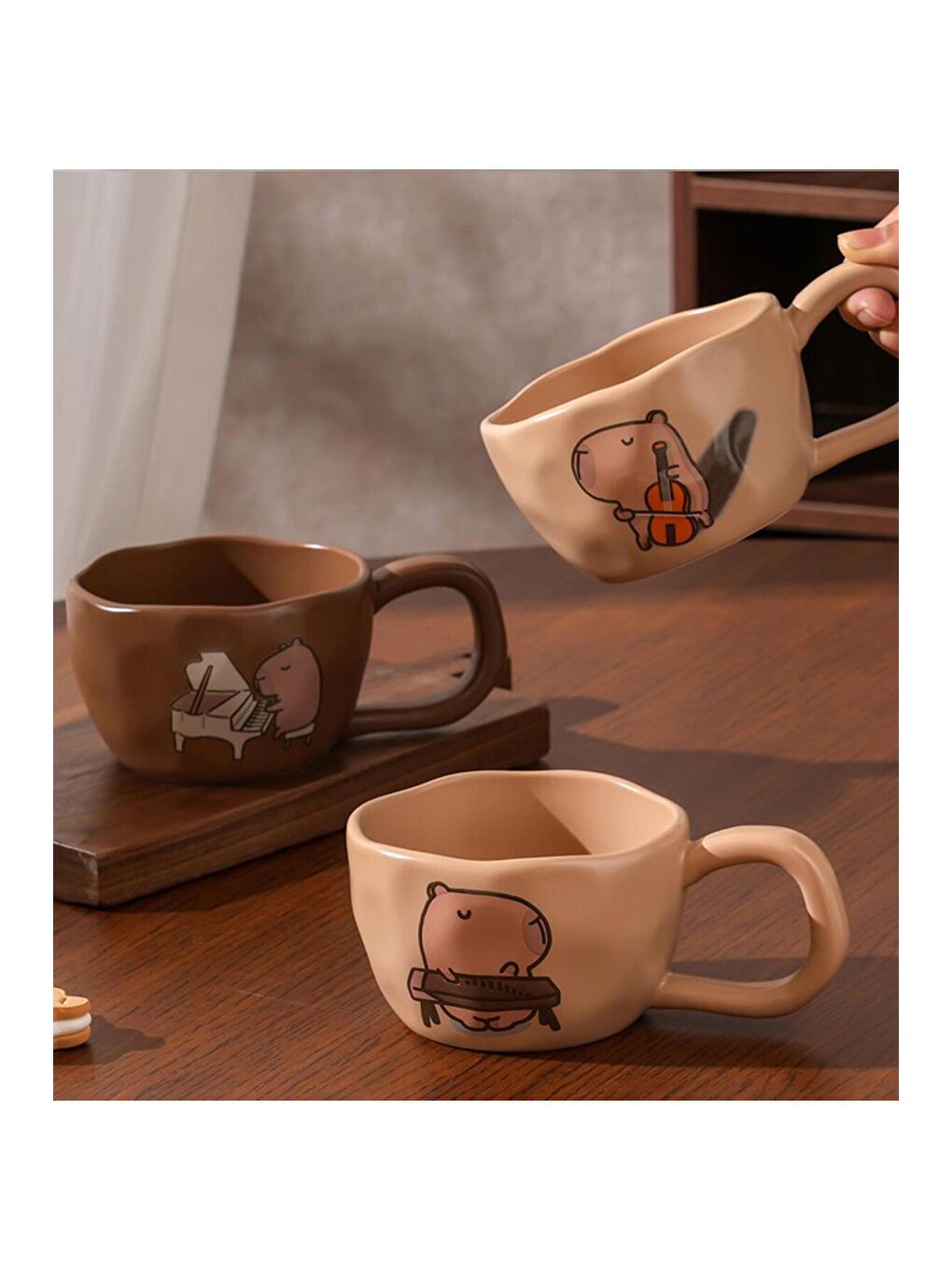 Karışık Moments Temalı Seramik Kupa-4