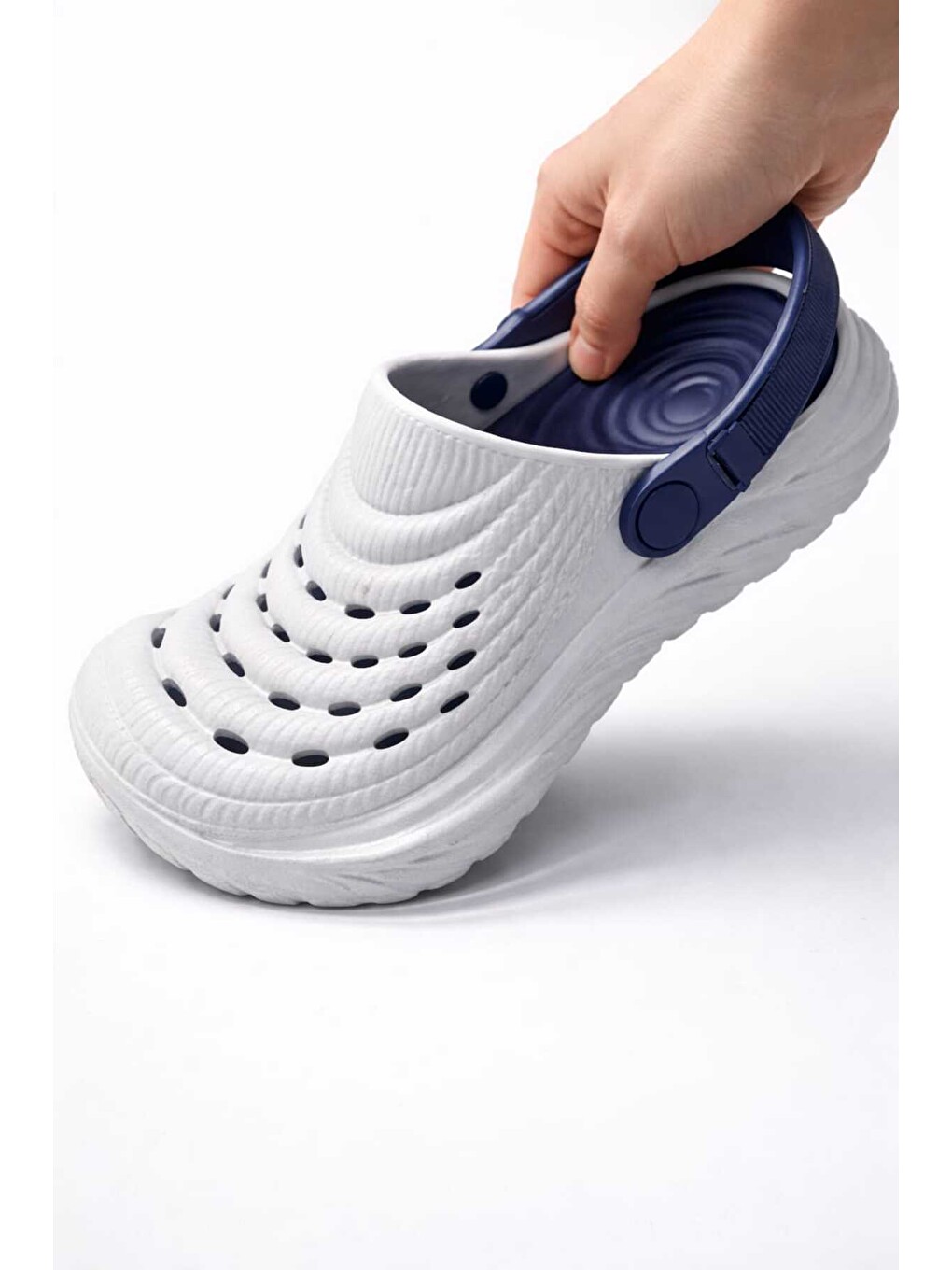 Mavi Unisex Yazlık Terlik – Nefes Alabilir, Yumuşak Tabanlı, Ayarlanabilir Arka Bantlı Sandalet-3
