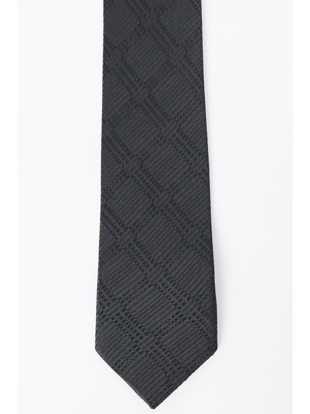 Erkek Siyah Desenli Kravat-1