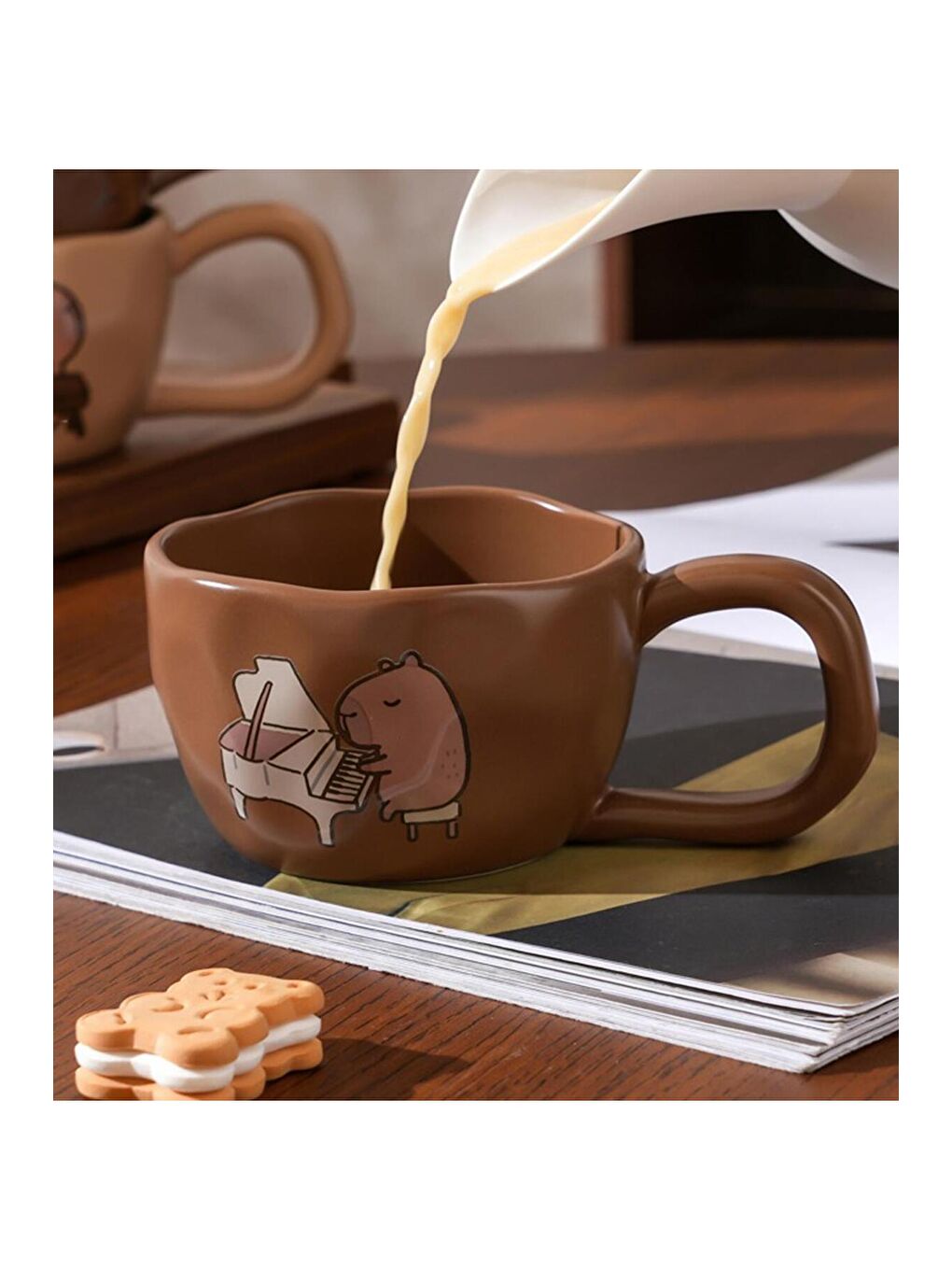 Karışık Moments Temalı Seramik Kupa-5