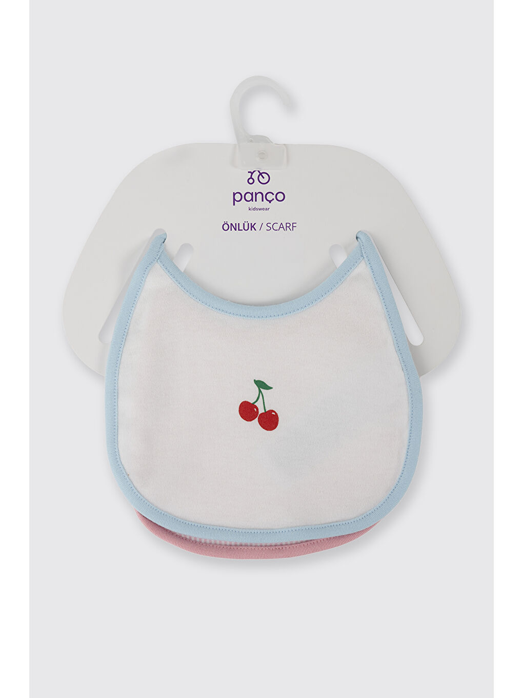 Kız Çocuk Baskılı 2'li Önlük Beyaz-1