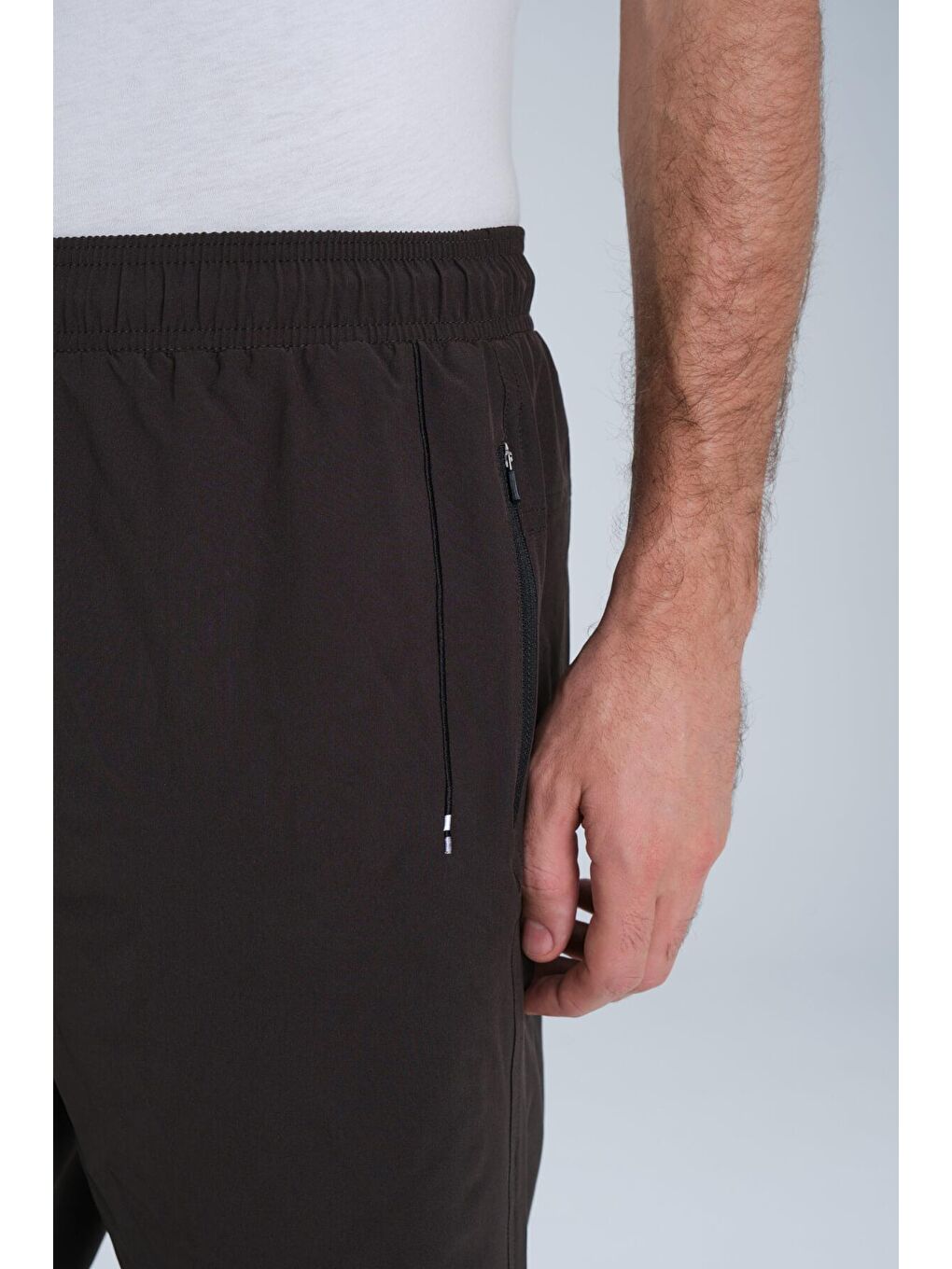 Haki Uzun Erkek Havuz Ve Deniz Şortu 2425-4