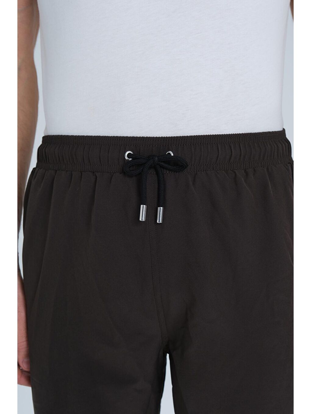 Haki Uzun Erkek Havuz Ve Deniz Şortu 2425-5