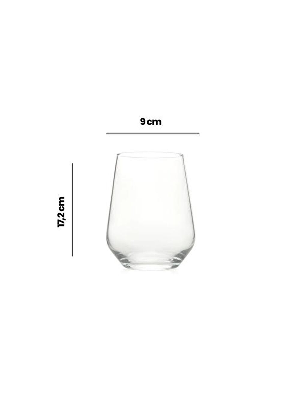 PASABAHCE Renksiz 41536 Allegra 3'lü Bardak - 425 ml - 5