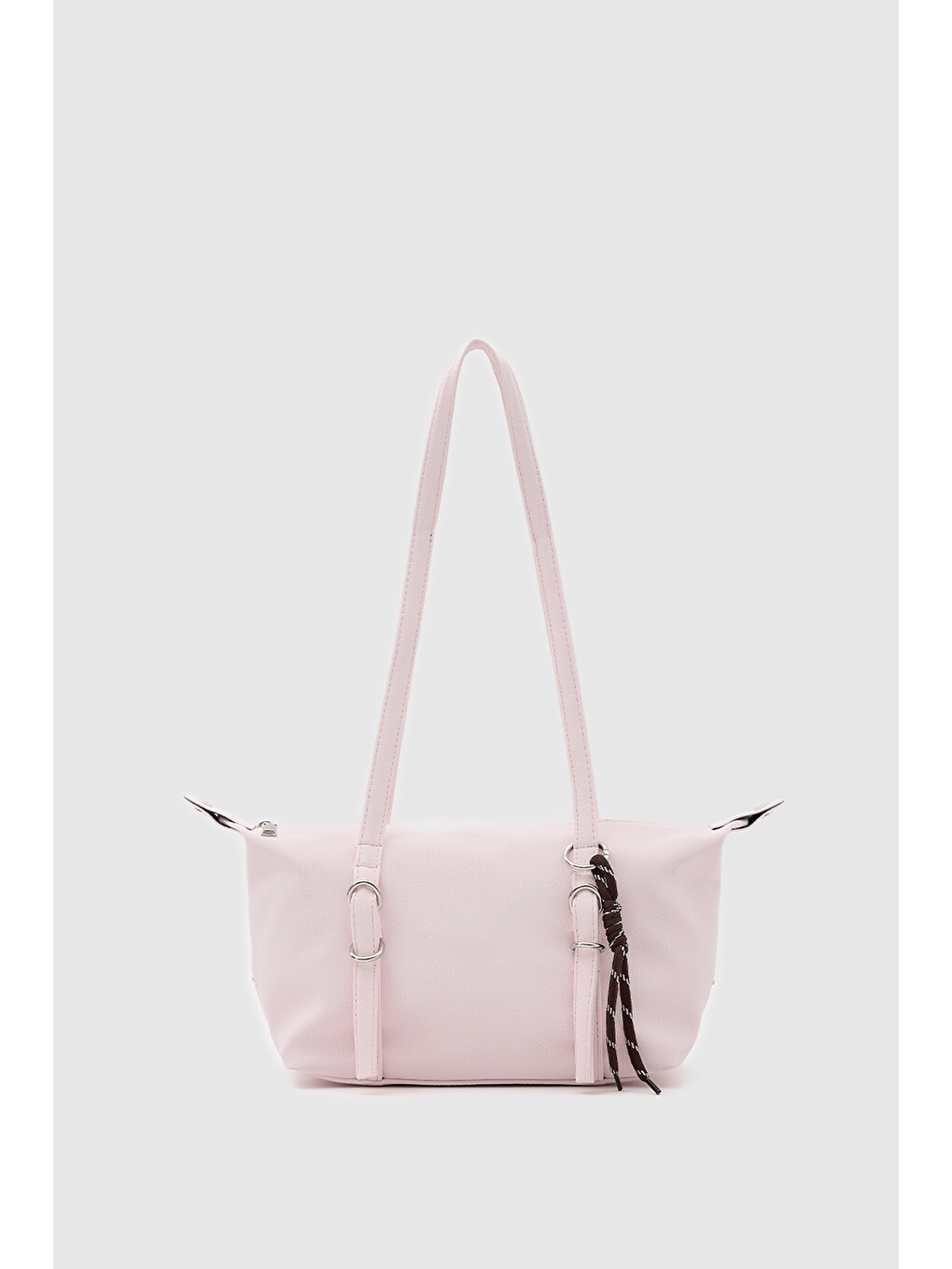 Gia Charmlı Oval Çanta Pudra Pembe-2
