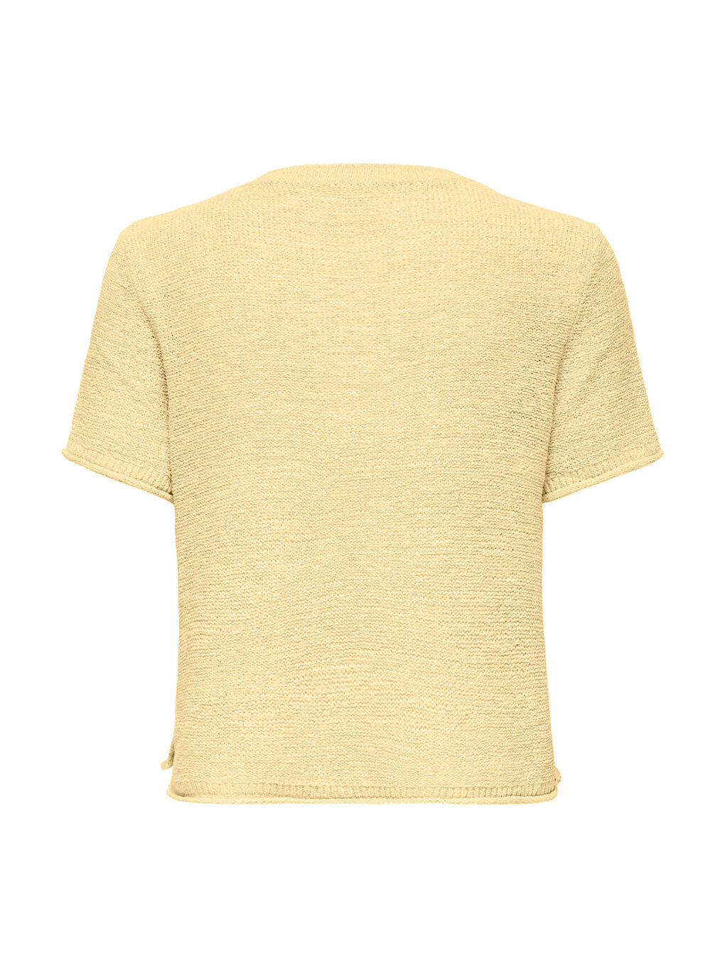 Sarı Onlsunny Regular Fit Bisiklet Yaka Örme Kadın Kazak 15254282-3